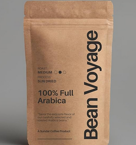 Bean Voyage - Medium jauhettu papukahvi (340 g)